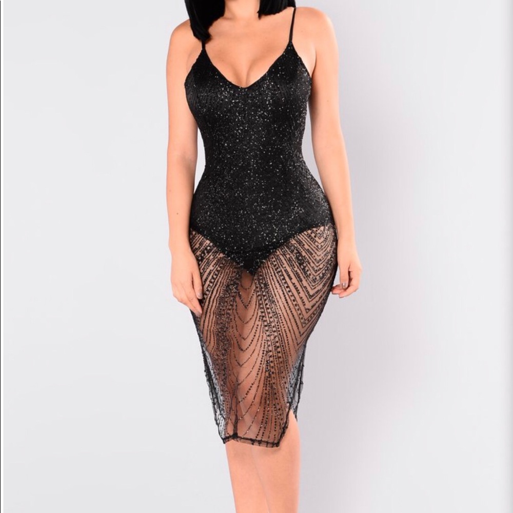 Fashion Nova black dress